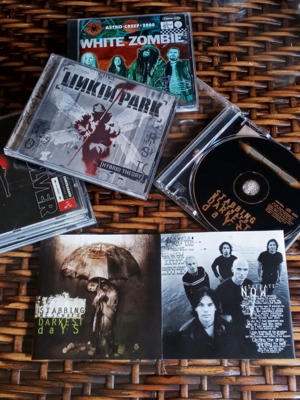 🤘💿x7 Vintage 90s/00s Rock CD Lot • Linkin Park White Zombie STP Dio + More💿🤘
